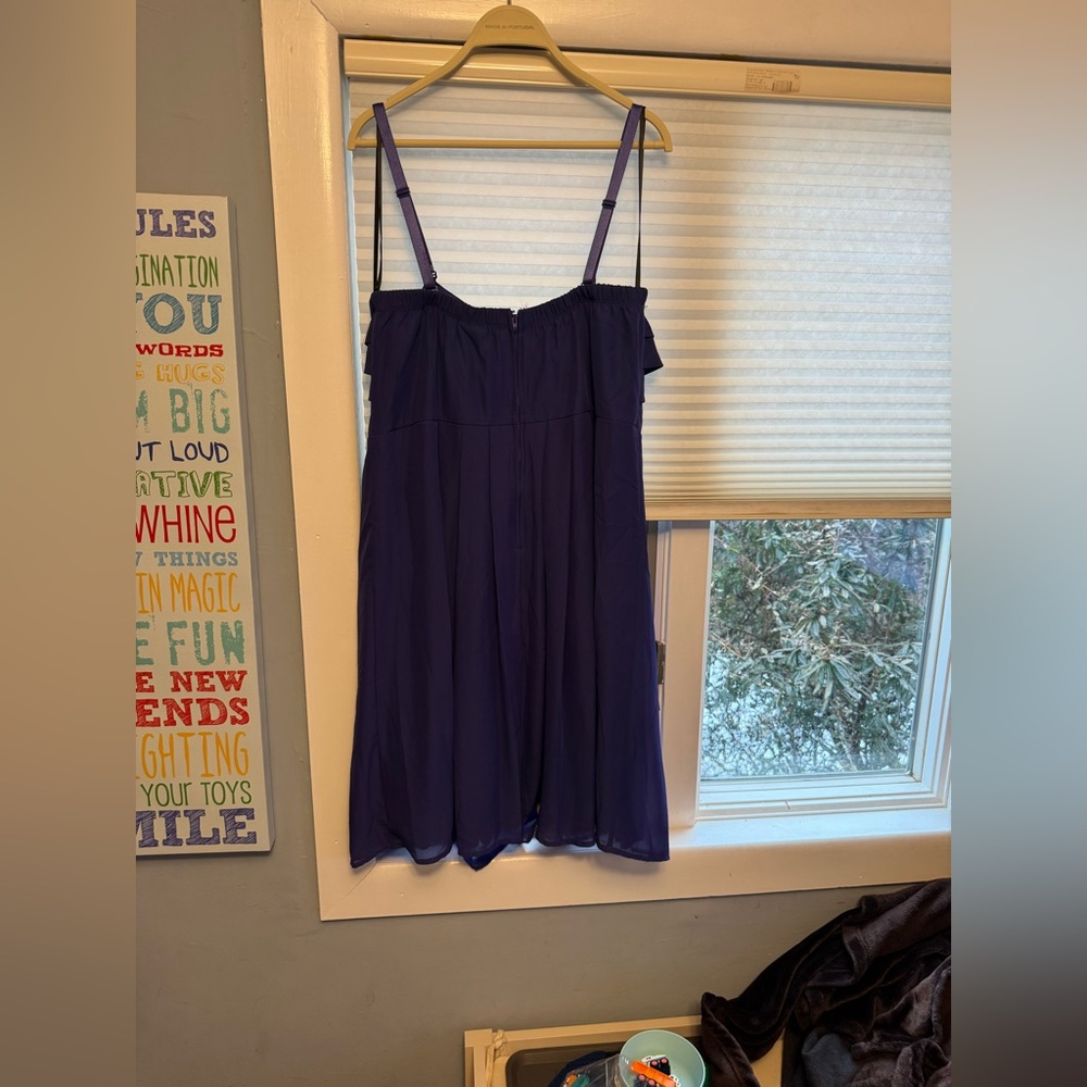 Torrid Blue Tiered Ruffled Sundress - Picture 2 of 6
